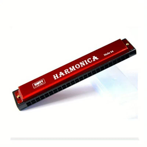 ساز دهنی مدل هارمونیکا 24 سوراخ قرمز 24-hole Harmonica -اسباب بازی